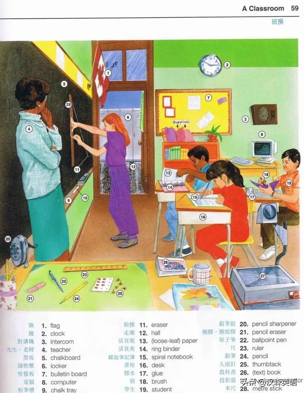 牛津图解词典Oxford Picture Dictionary英汉双语版_英汉词典下载手机版离线版本_英语启蒙词典推荐